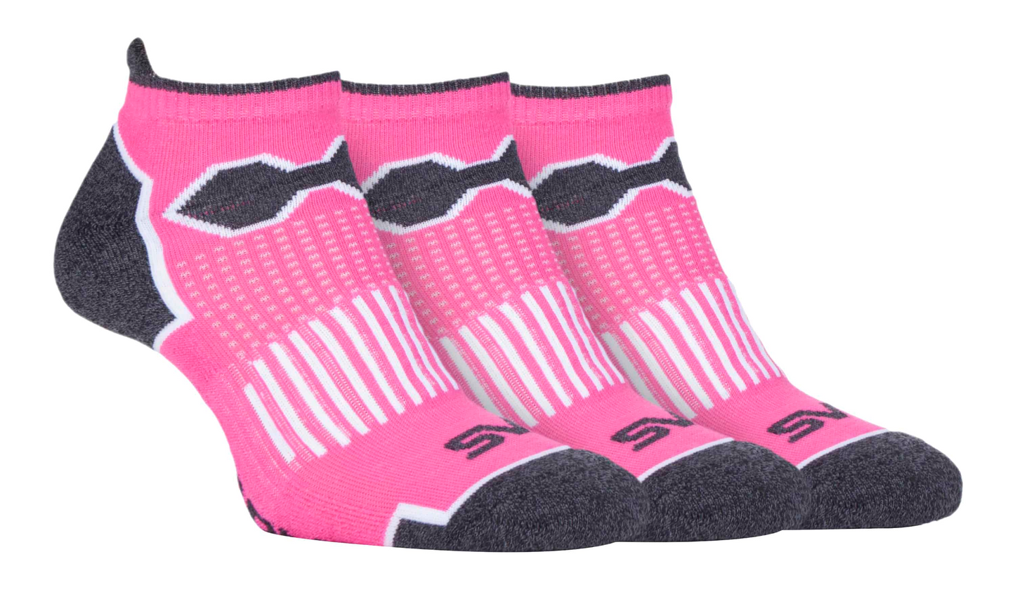 3 Pairs Ladies Low Cut Ankle Sports Running Socks