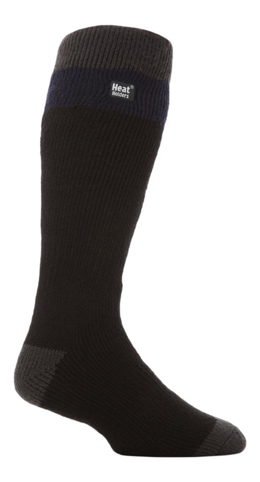 Mens Fleece Lined Knee High Thermal Ski Socks