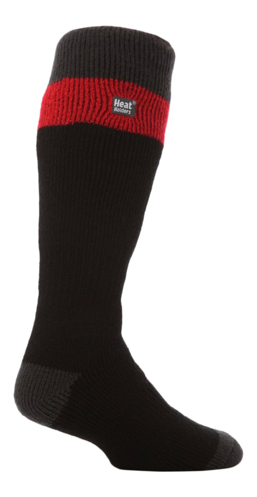 Mens Fleece Lined Knee High Thermal Ski Socks