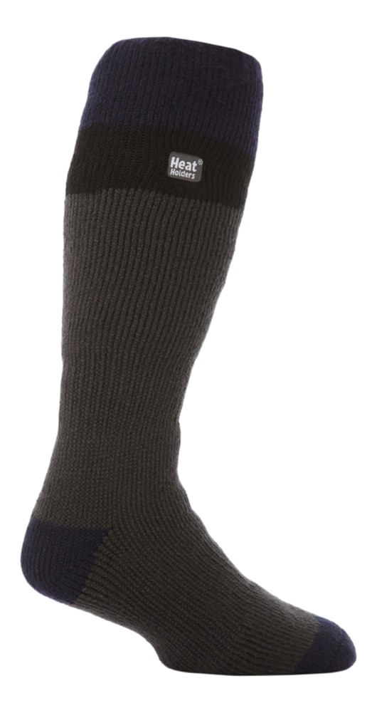 Mens Fleece Lined Knee High Thermal Ski Socks