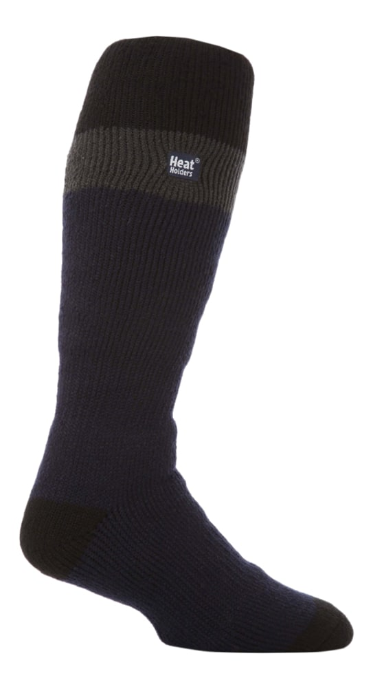 Mens Fleece Lined Knee High Thermal Ski Socks