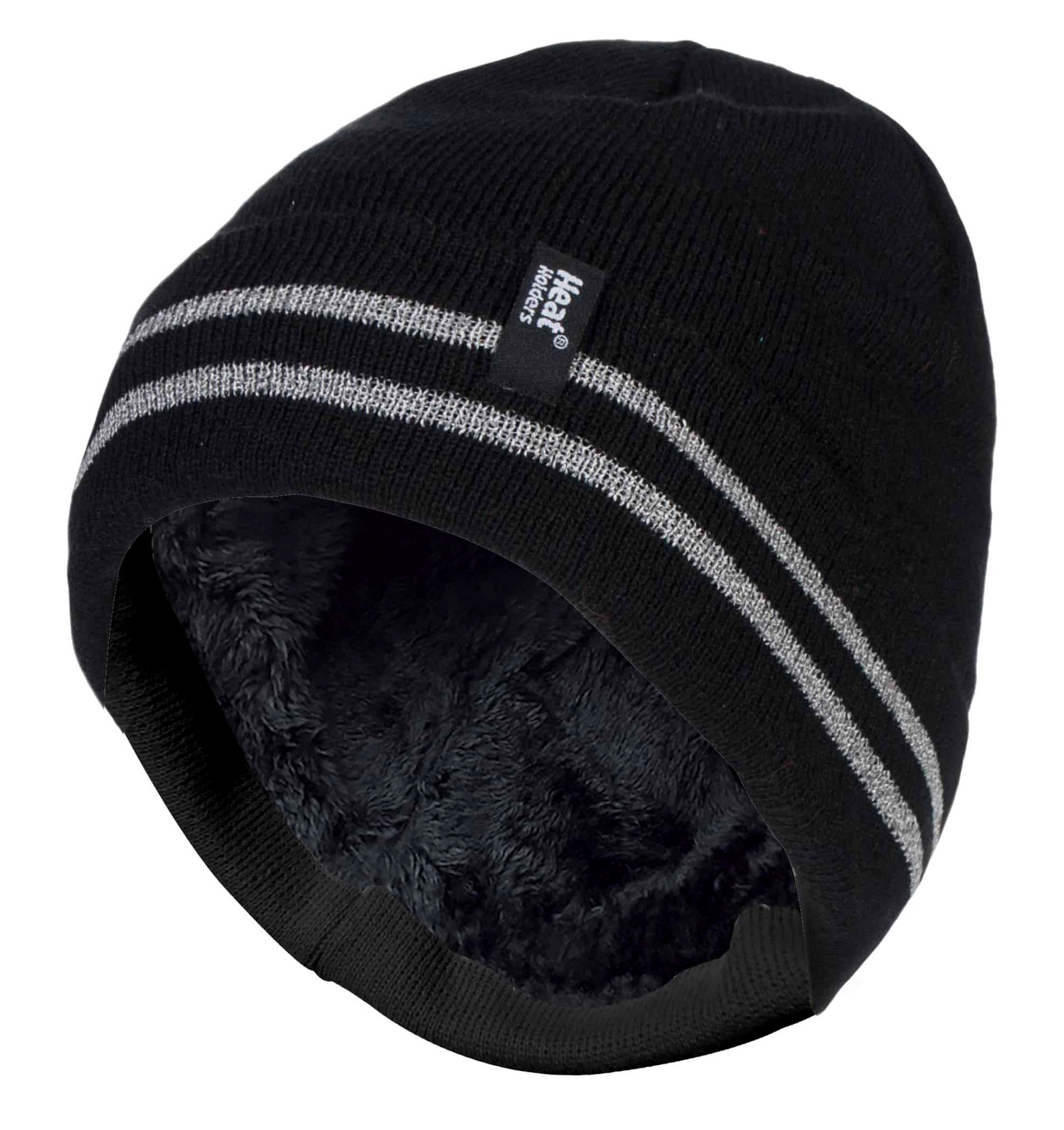 Mens Hi-Visibility Reflective Thermal Beanie Hat