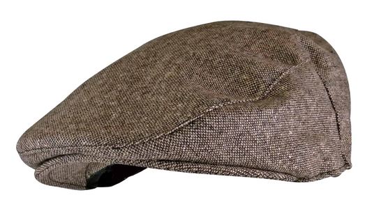 Mens Wool Blend Flat Cap