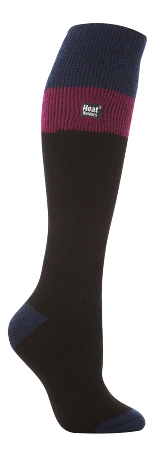 Ladies Fleece Lined Knee High Thermal Ski Socks