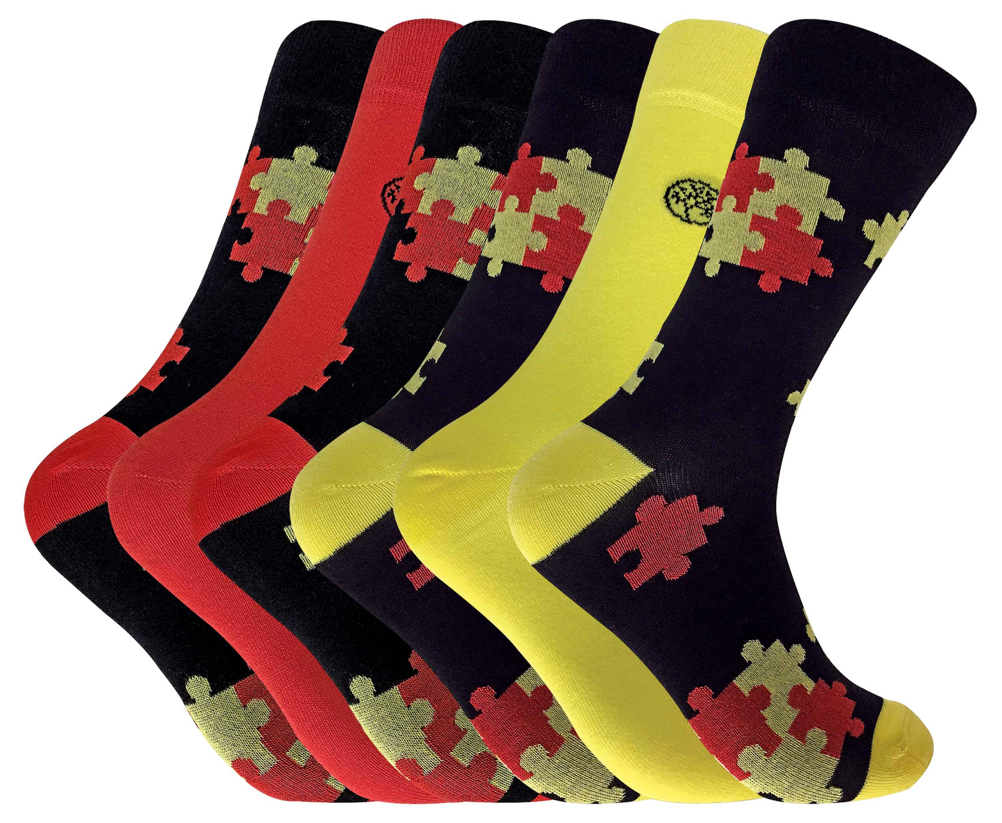 6 Pairs Mens Novelty Funky Patterned Bamboo Socks