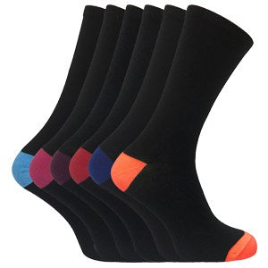 6 Pairs Mens Novelty Patterned Cotton Socks