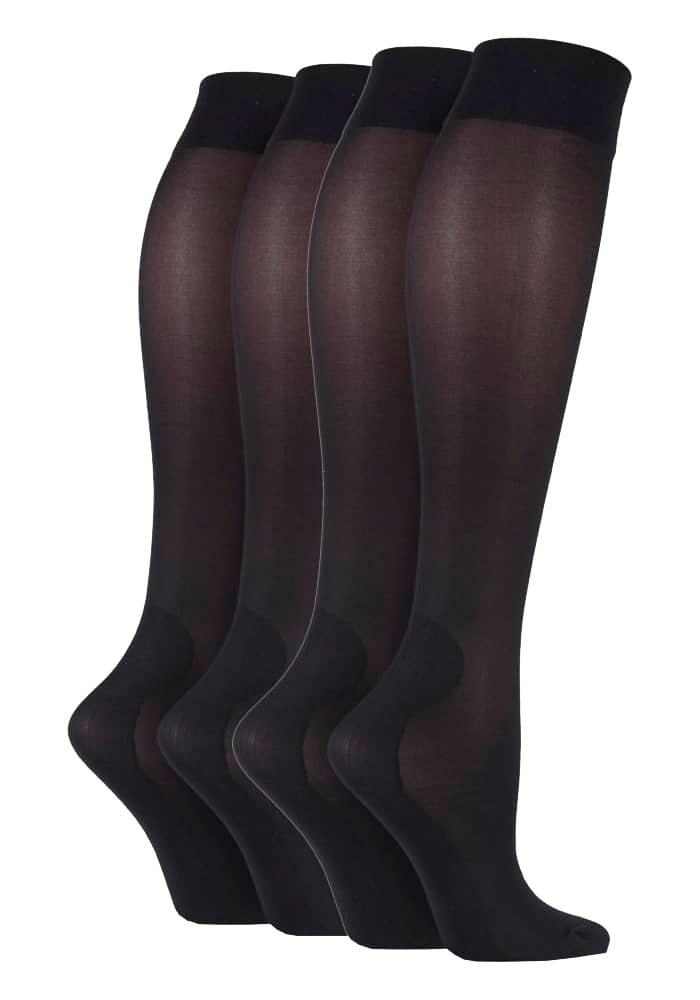 2 Pairs Ladies Knee High Compression Socks