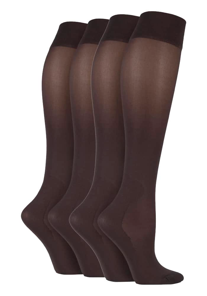 2 Pairs Ladies Knee High Compression Socks