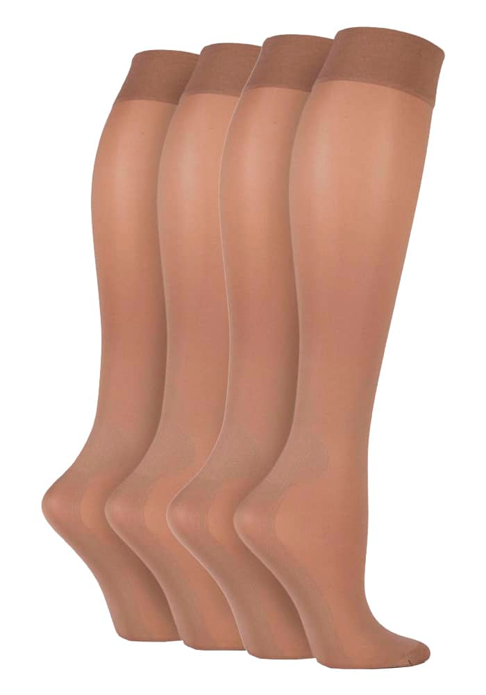 2 Pairs Ladies Knee High Compression Socks