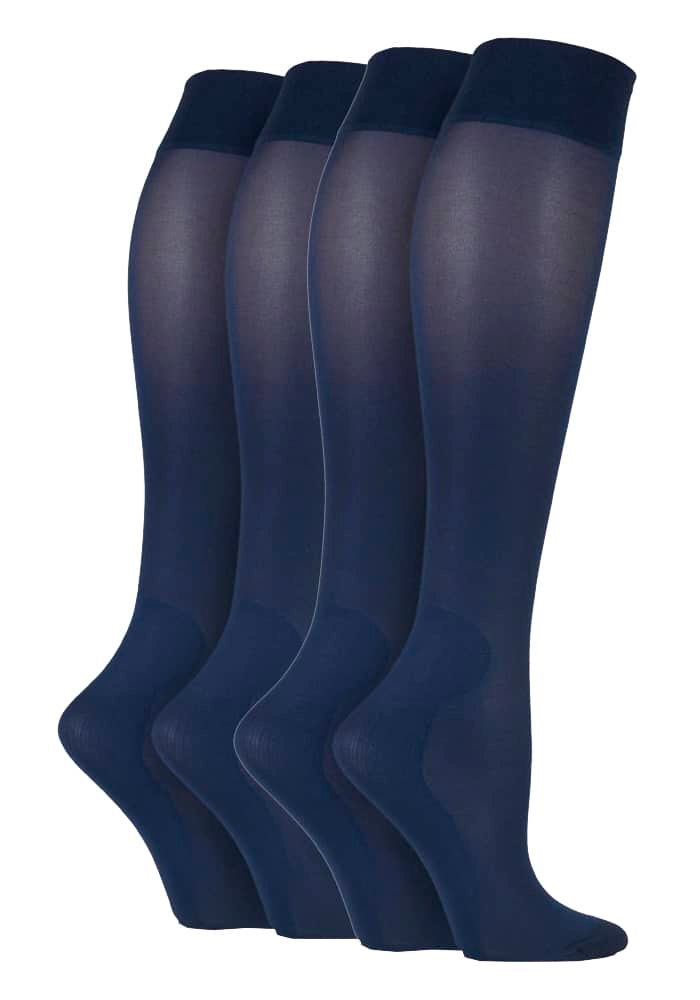 2 Pairs Ladies Knee High Compression Socks