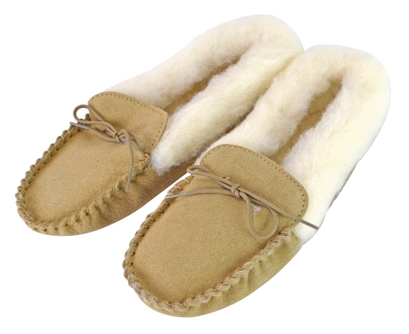 Lambswool Moccasin Slippers