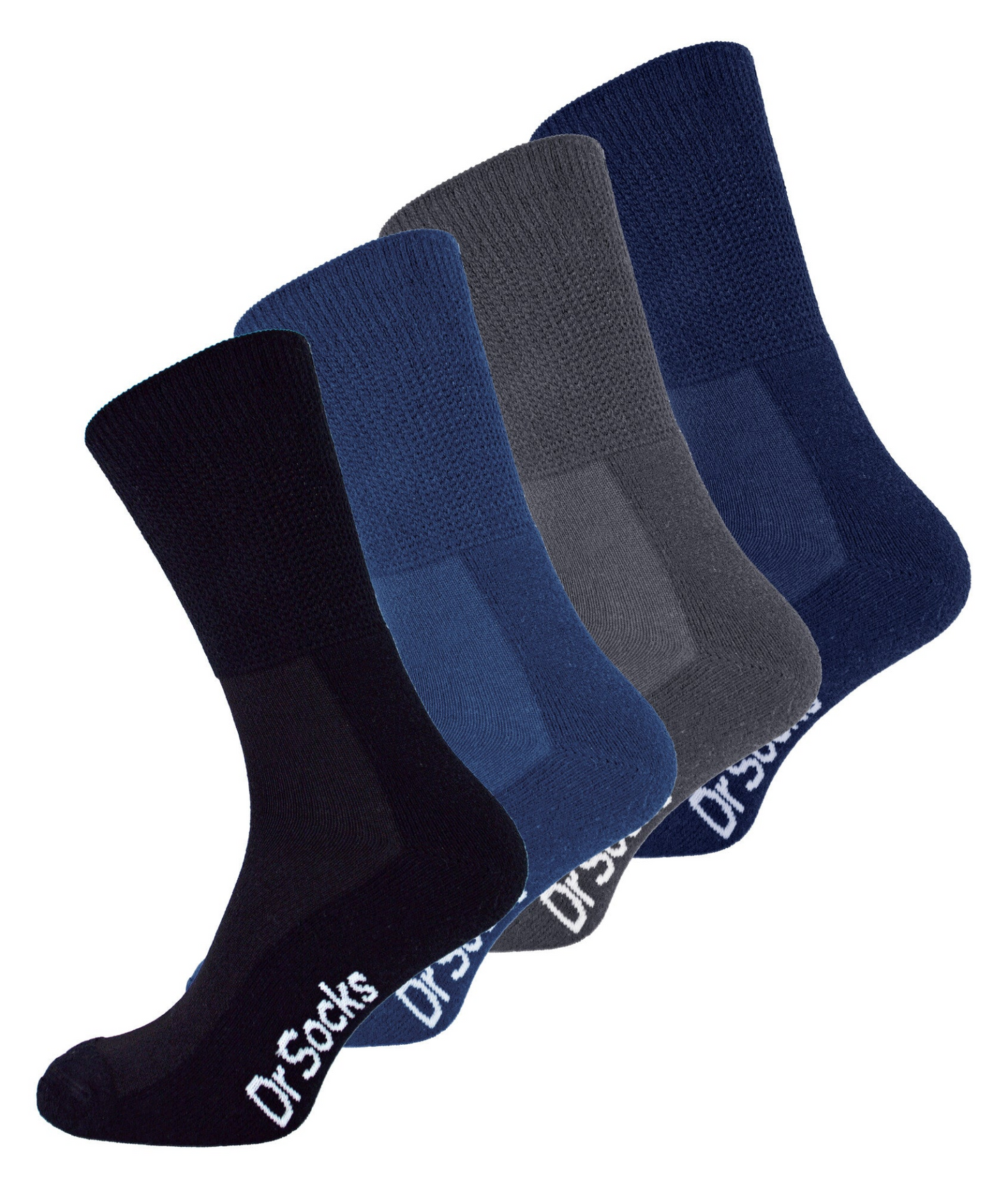 4 Pairs Mens Bamboo Diabetic Socks