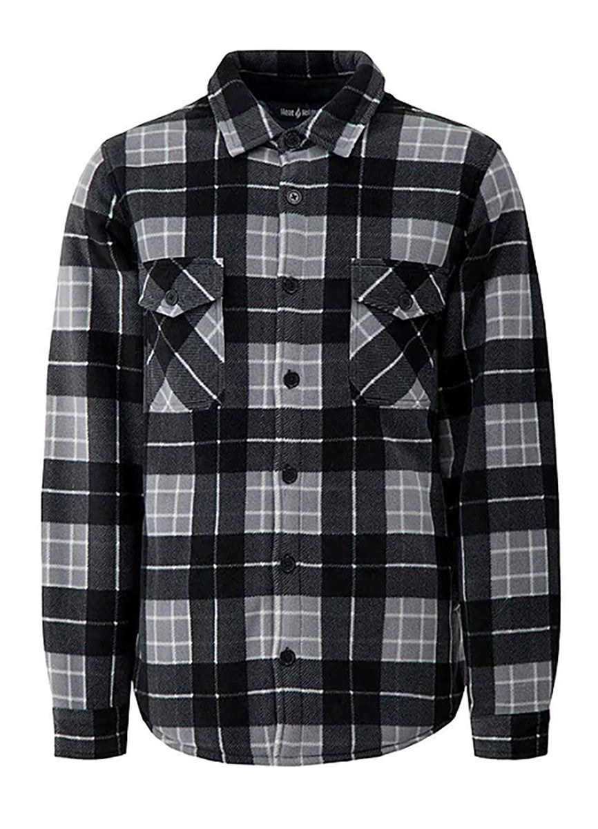 Men's Quilted Plaid Winter Jacket