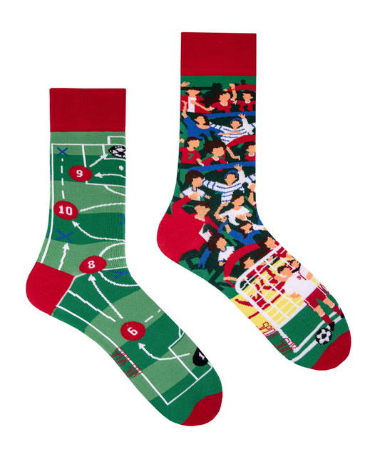 Unisex Mismatched Odd Novelty Socks - Football