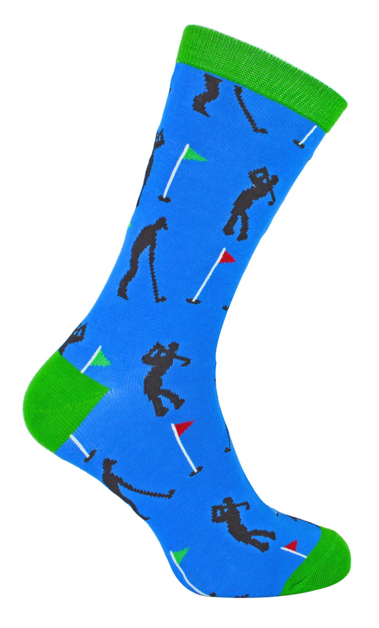 Mens Novelty Bamboo Socks | Golf