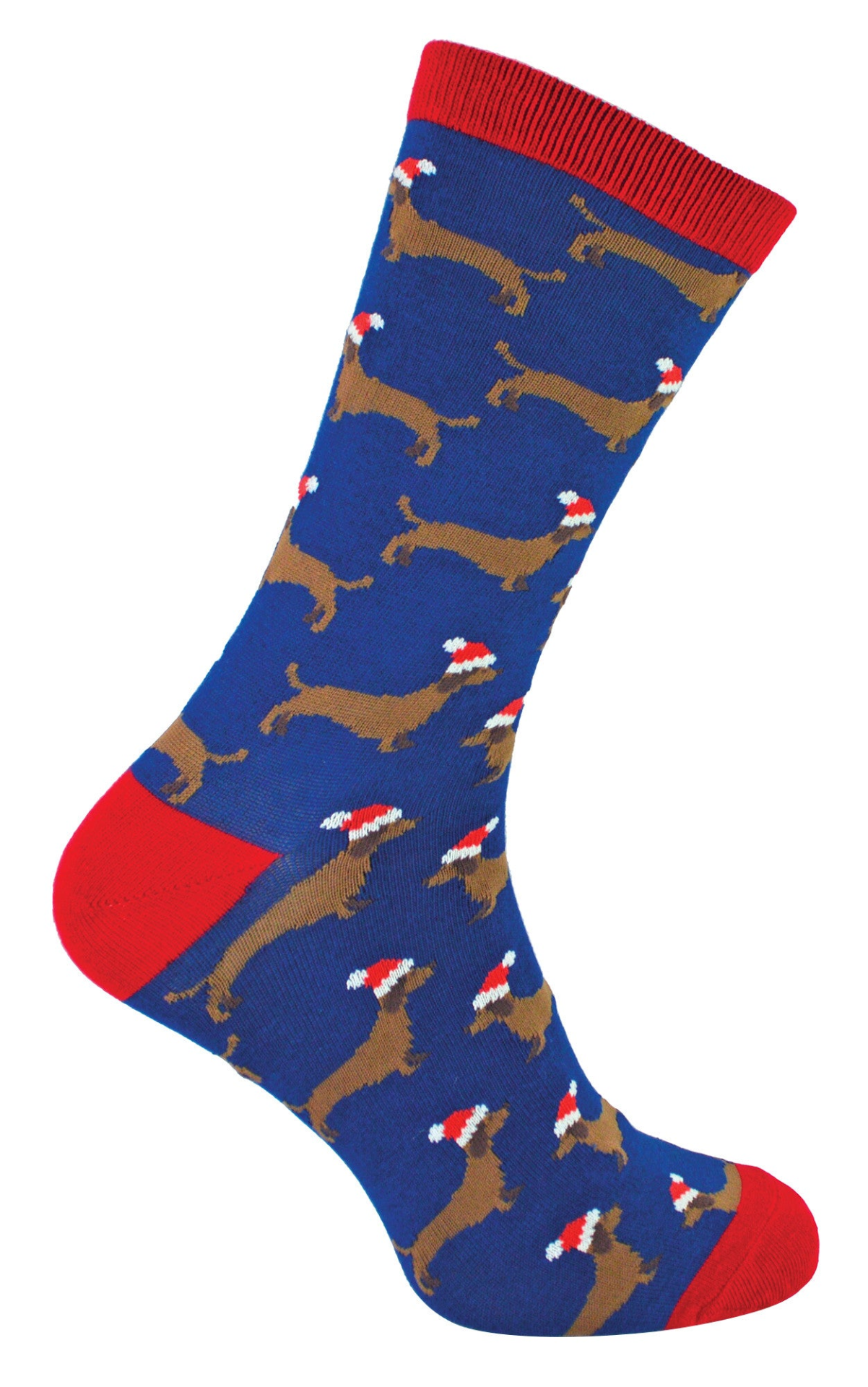 Mens Novelty Bamboo Socks | Christmas Dogs