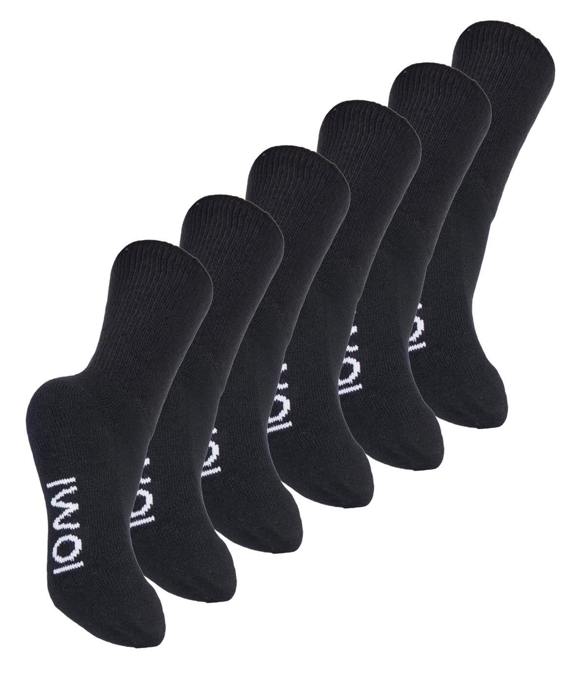 6 Pairs Kids Extra Wide Cotton Diabetic Socks