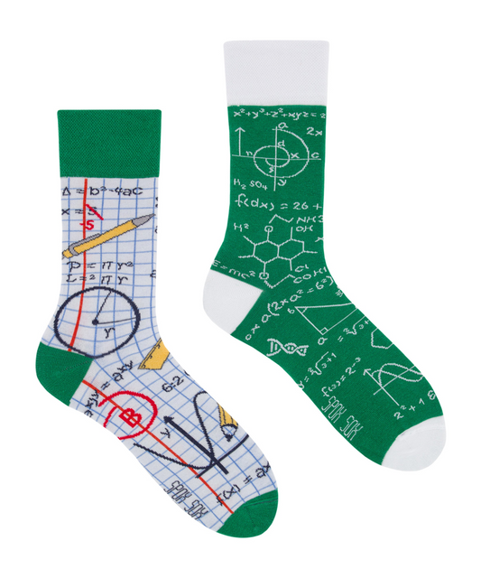 Unisex Mismatch Odd Novelty Socks - Back 2 School