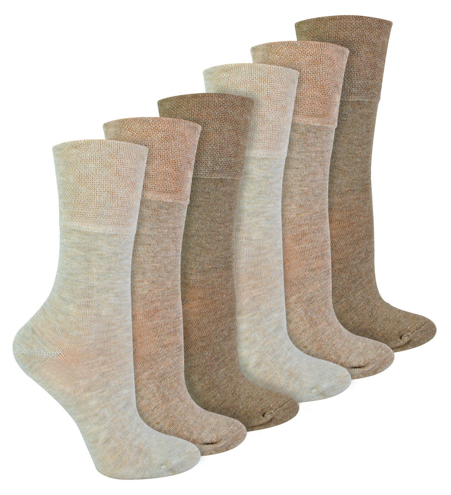 12 Pairs Ladies Diabetic Bamboo Socks