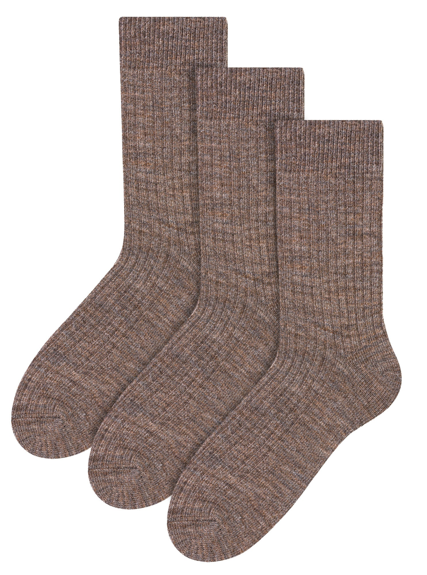 3 Pairs Mens Winter Thick Alpaca Wool Socks