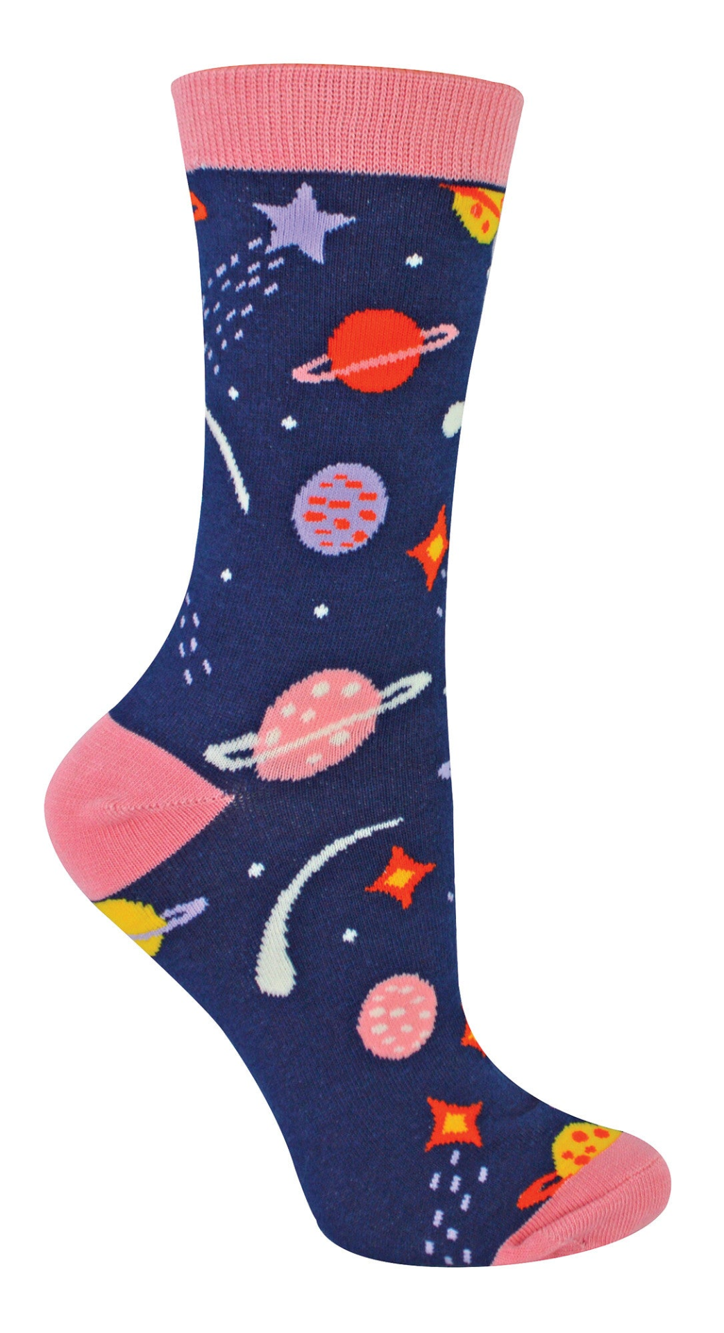 Ladies Novelty Bamboo Socks | Space Solar System