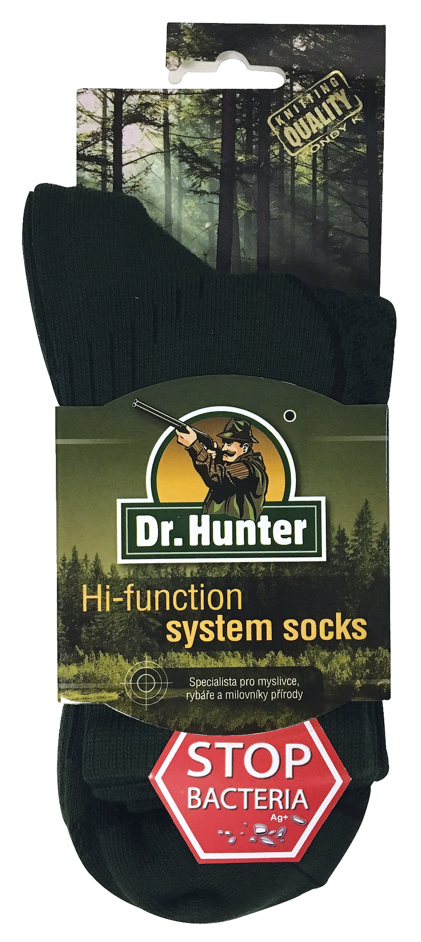 2 Pairs Mens Antibacterial Cotton Hiking Socks