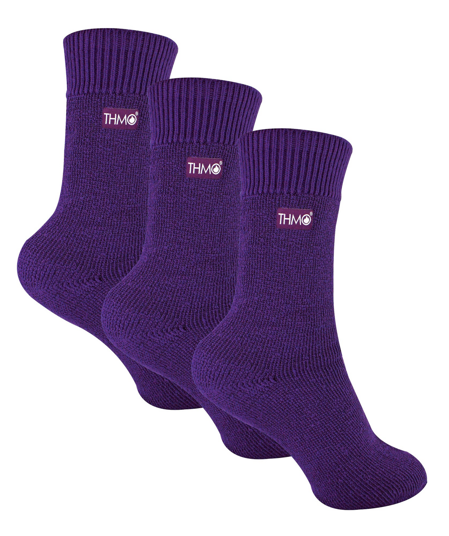 3 Pairs Kids Lined Thermal Socks