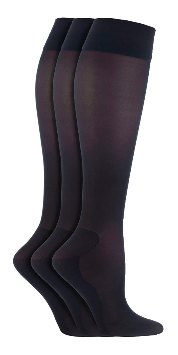 3 Pairs Ladies Compression DVT Flight Socks