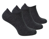 3 Pack Mens Breathable Invisible Merino Wool Socks