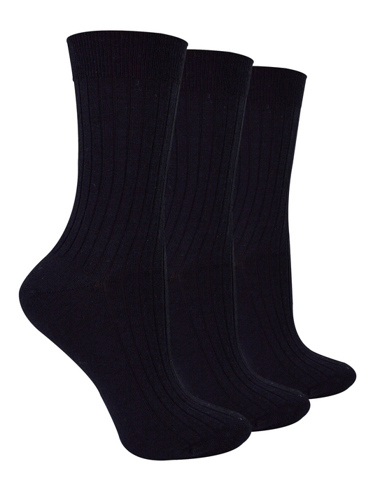 3 Pairs Ladies Breathable Merino Wool Dress Socks