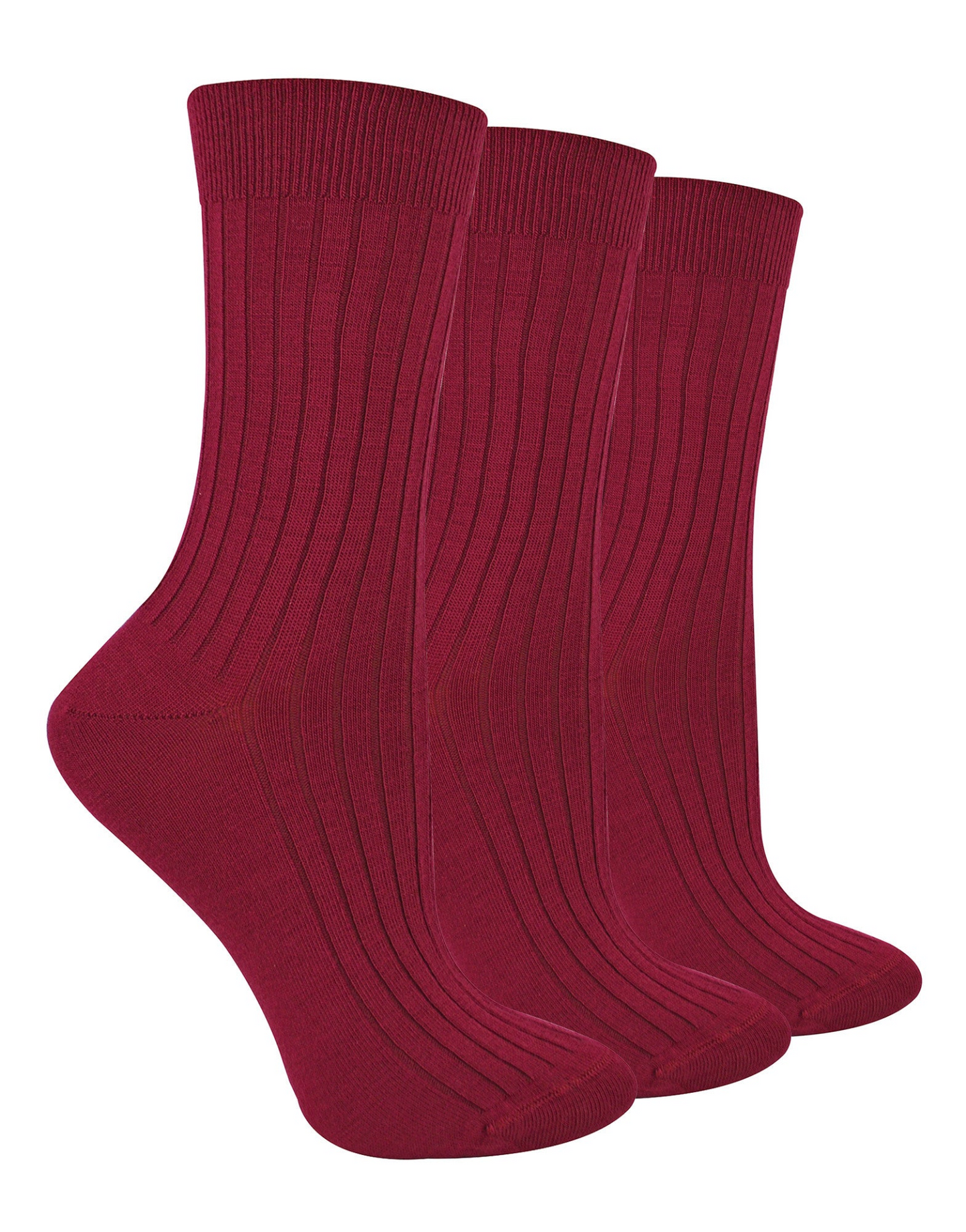 3 Pairs Ladies Breathable Merino Wool Dress Socks