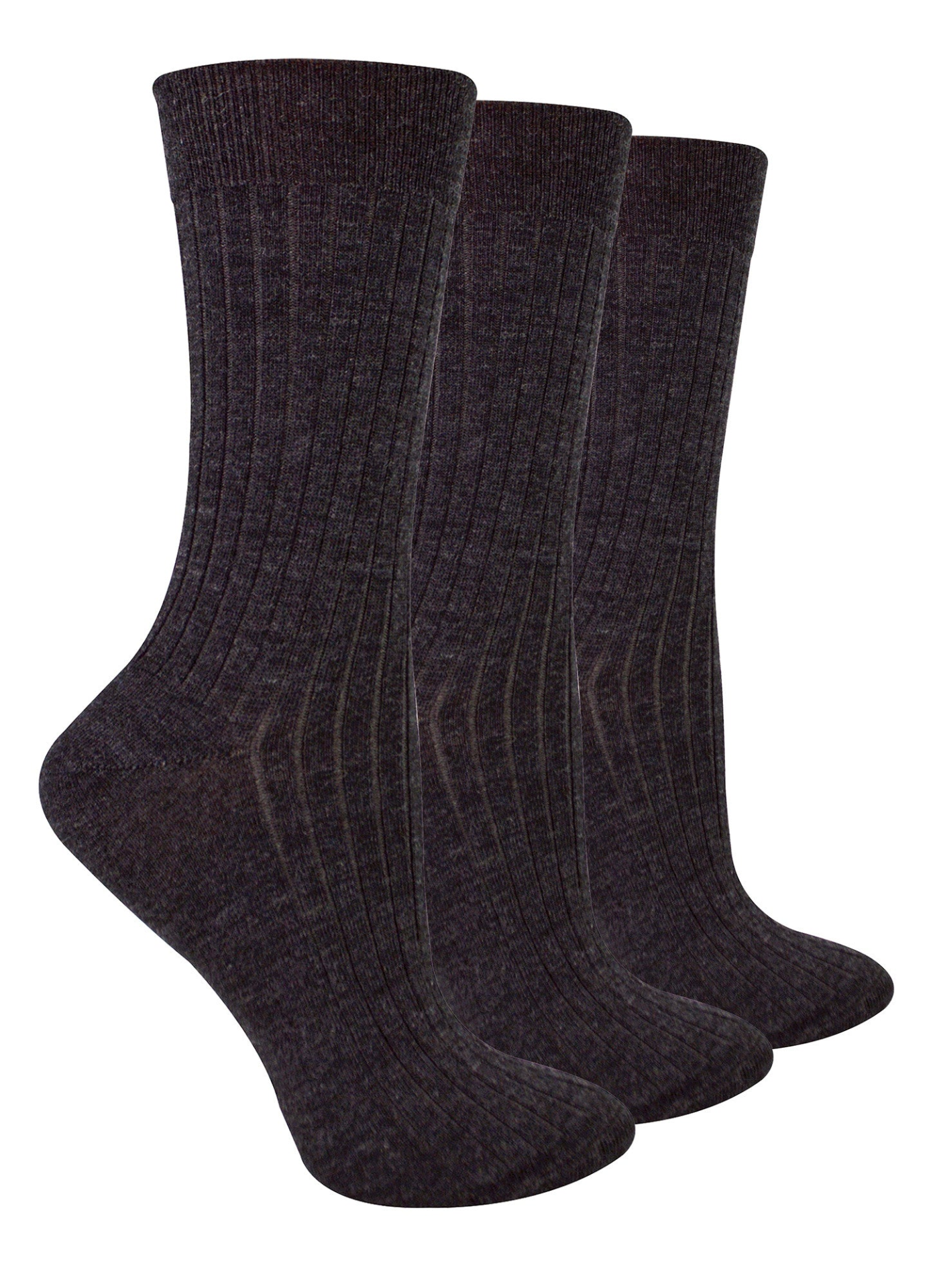 3 Pairs Ladies Breathable Merino Wool Dress Socks