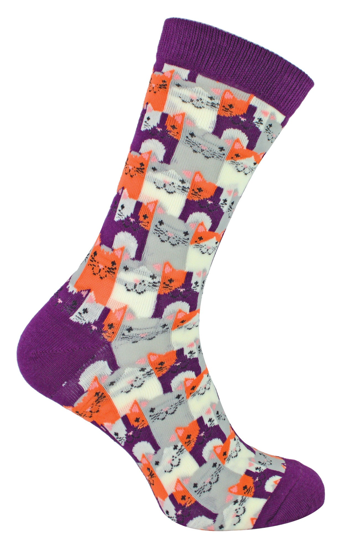 Mens Novelty Bamboo Socks | Happy Cats