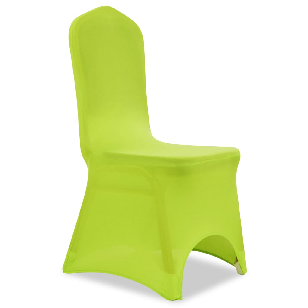 vidaXL Stretch Chair Cover 4 pcs Green