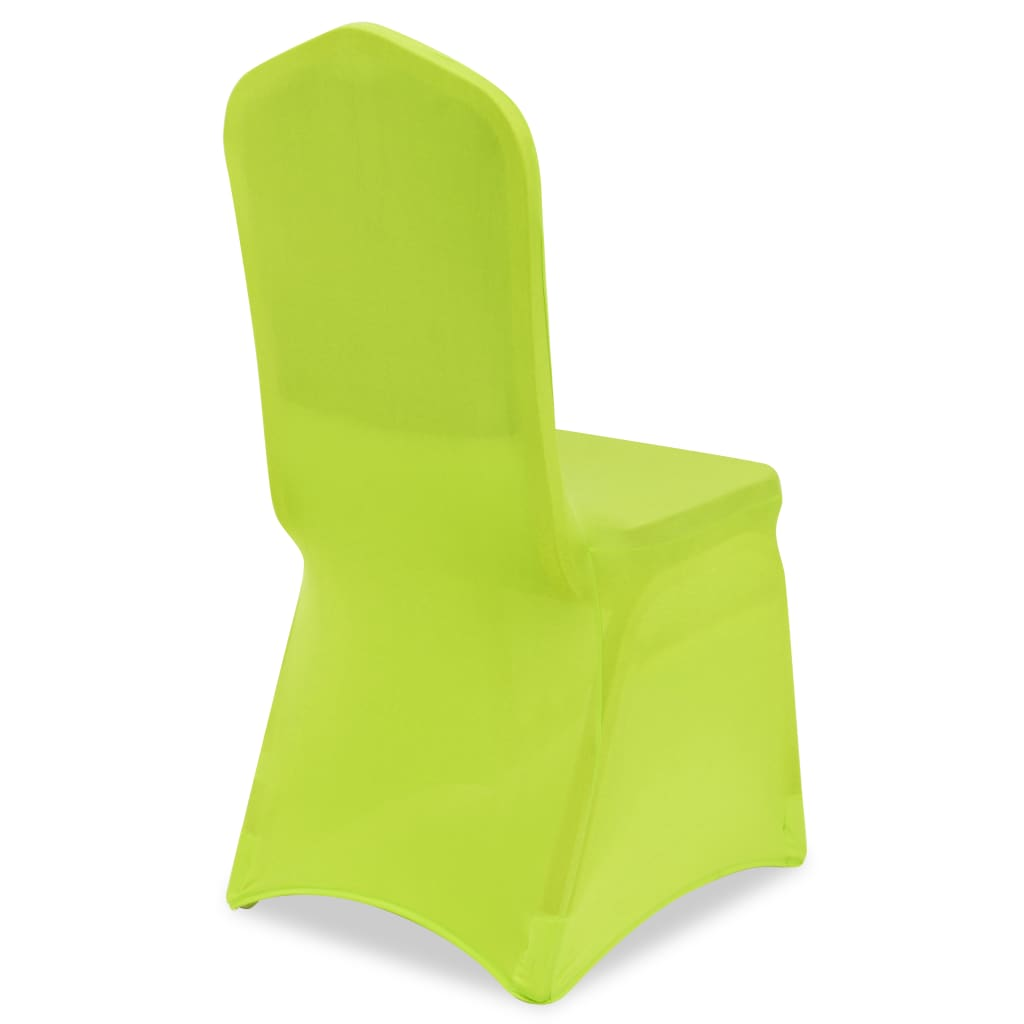 vidaXL Stretch Chair Cover 4 pcs Green