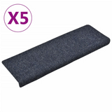 Stair Mats 5 pcs Needle Punch 65x21x4 cm Anthracite
