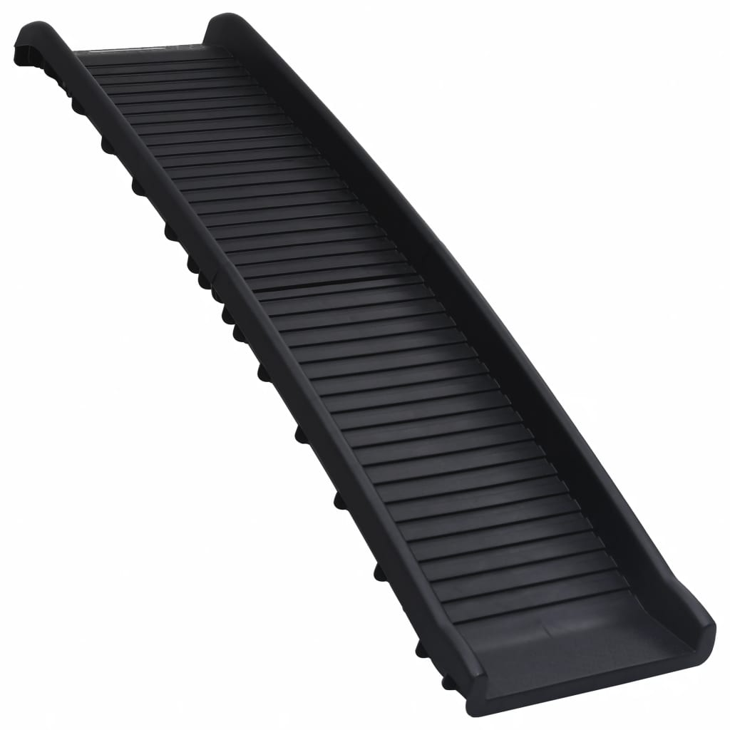 Folding Dog Ramp Black 155.5x40x15.5 cm