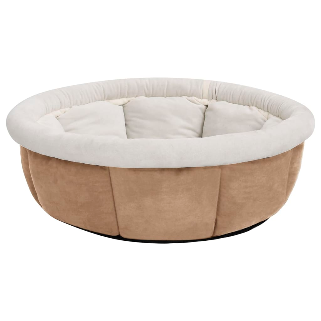 Dog Bed 59x59x24 cm Beige