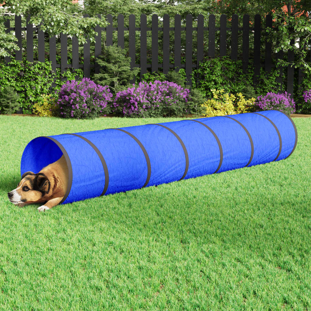 vidaXL Dog Tunnel Blue Ø 50x300 cm Polyester