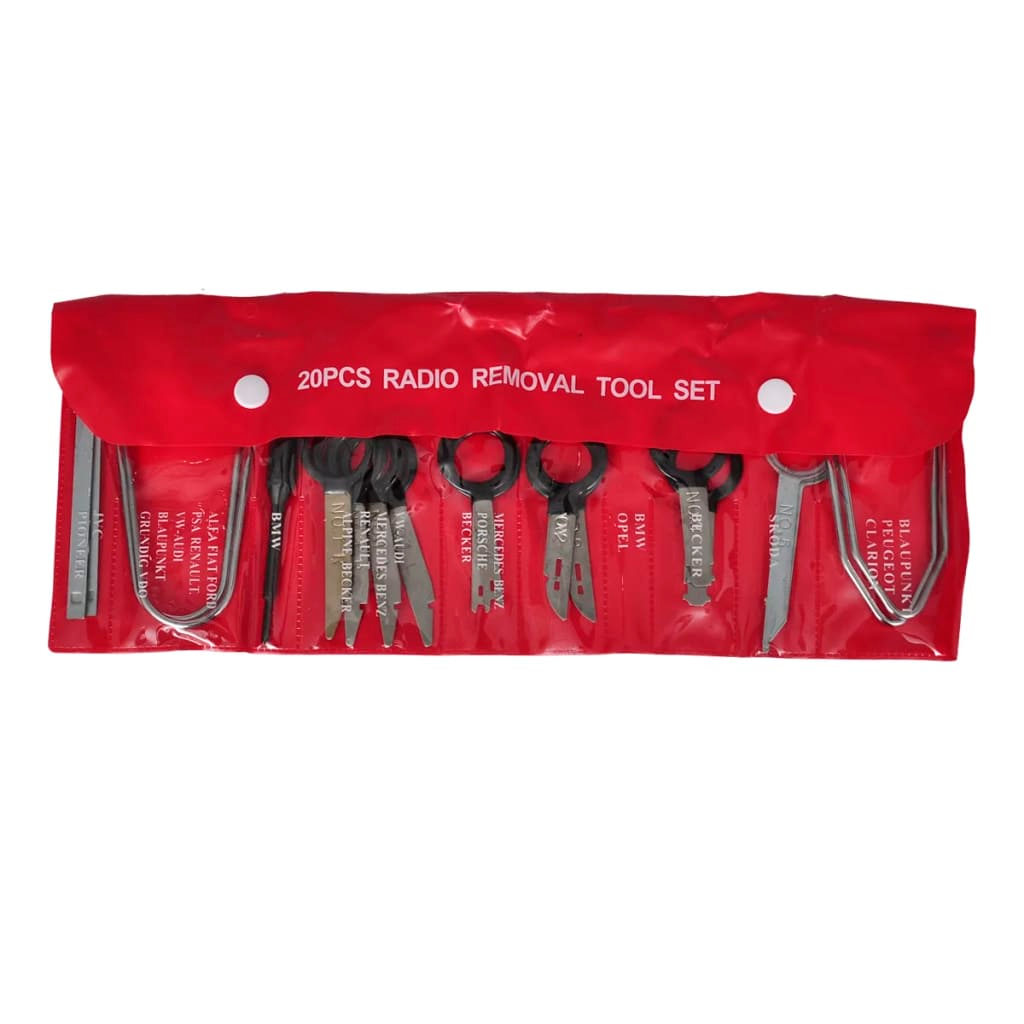 vidaXL 20 pcs RADIO TOOL SET