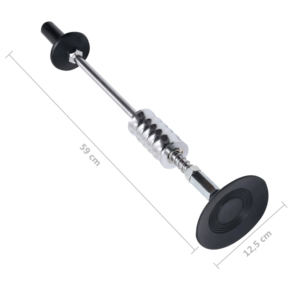 vidaXL Suction Cup Slide Hammer 59 cm Carbon Steel