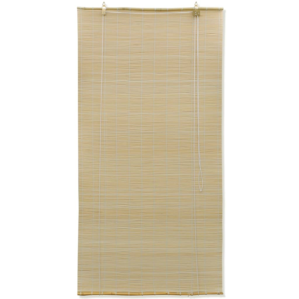 Roller Blind Bamboo 100x220 cm Natural