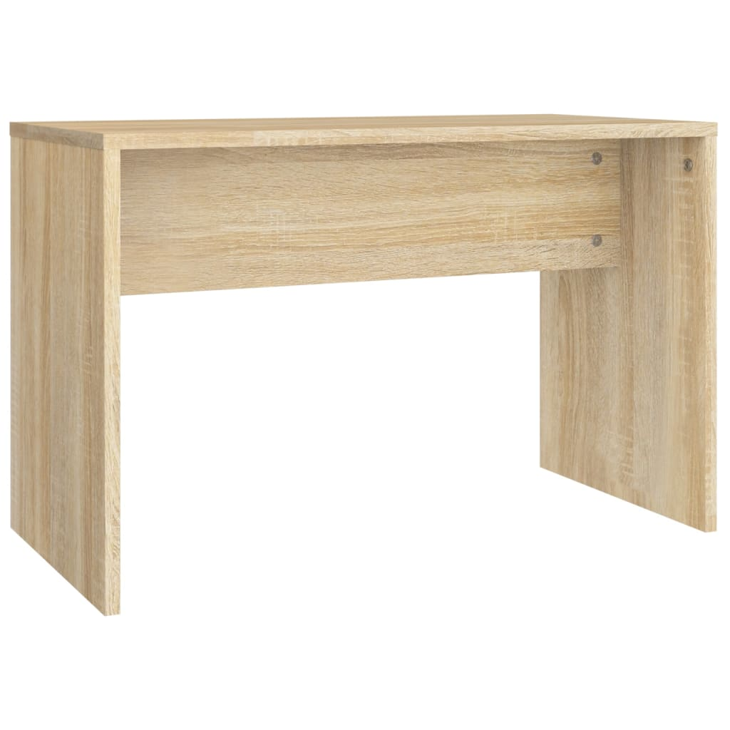 Dressing Table Set Sonoma Oak 74.5x40x141 cm