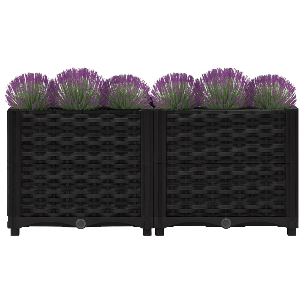 vidaXL Raised Bed 80x40x38 cm Polypropylene