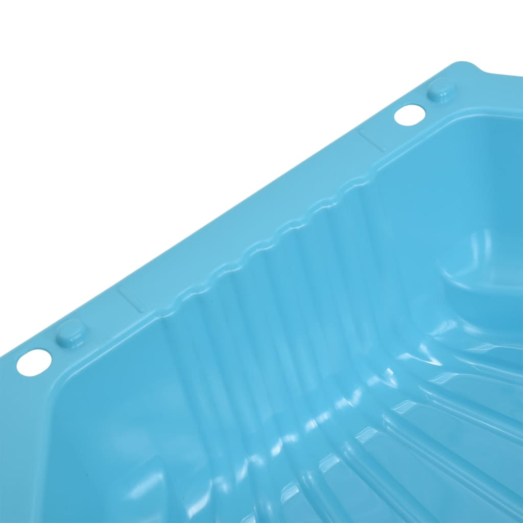 Sandpits 2 pcs Blue 77x87x21cm Plastic