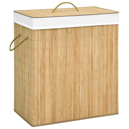 vidaXL Bamboo Laundry Basket 100 L