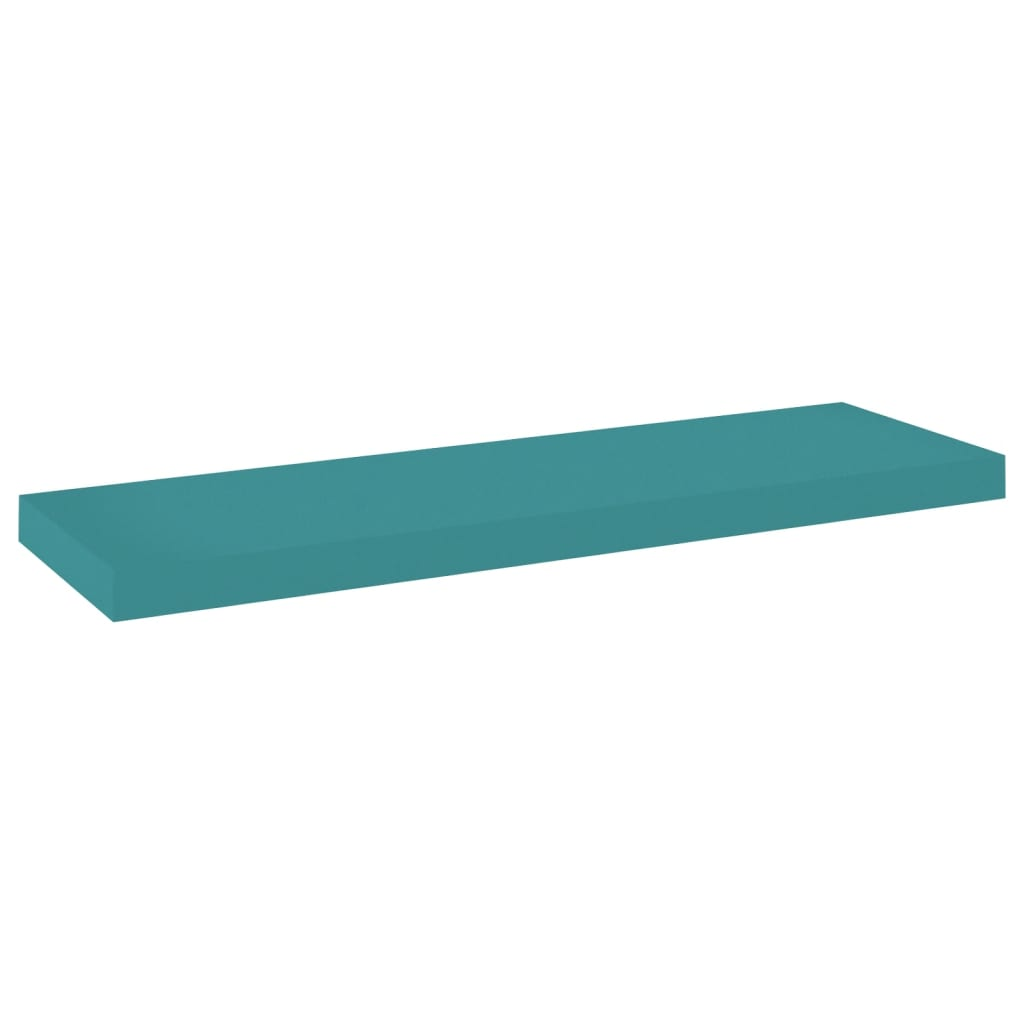 Floating Wall Shelf Blue 80x23.5x3.8 cm MDF