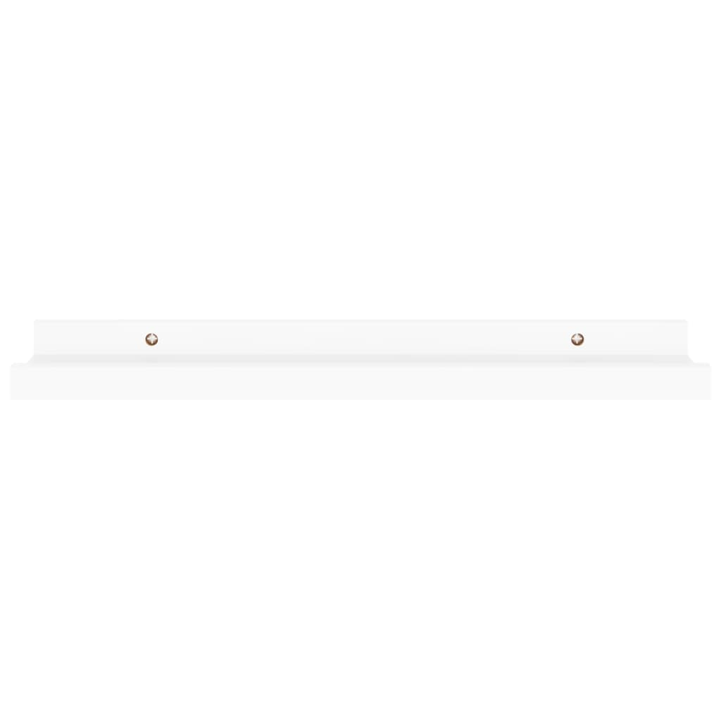 Wall Shelves 4 pcs White 40x9x3 cm