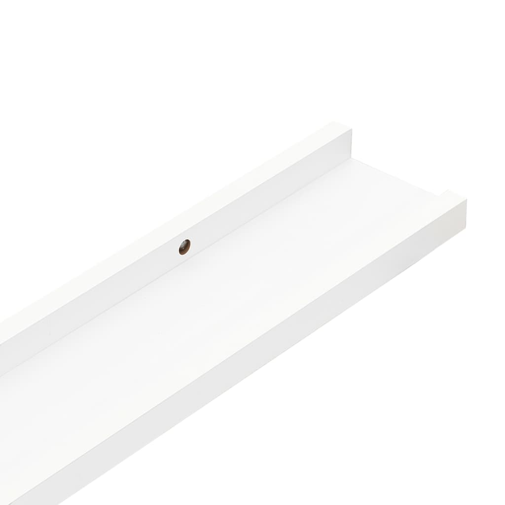 Wall Shelves 4 pcs White 40x9x3 cm