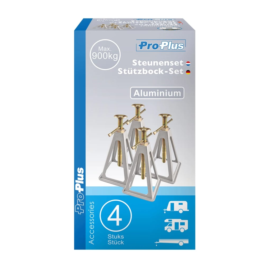 ProPlus Stabiliser Axle Stands Set Aluminium 4 pcs 360803